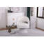 Fauteuil d'appoint pivotant, fauteuil, fauteuil simple pour le salon-1560134359