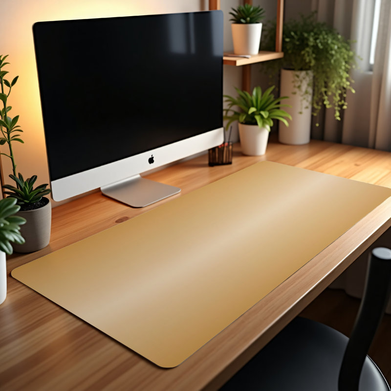 Polyester Desk Pad, 31.5x15.5