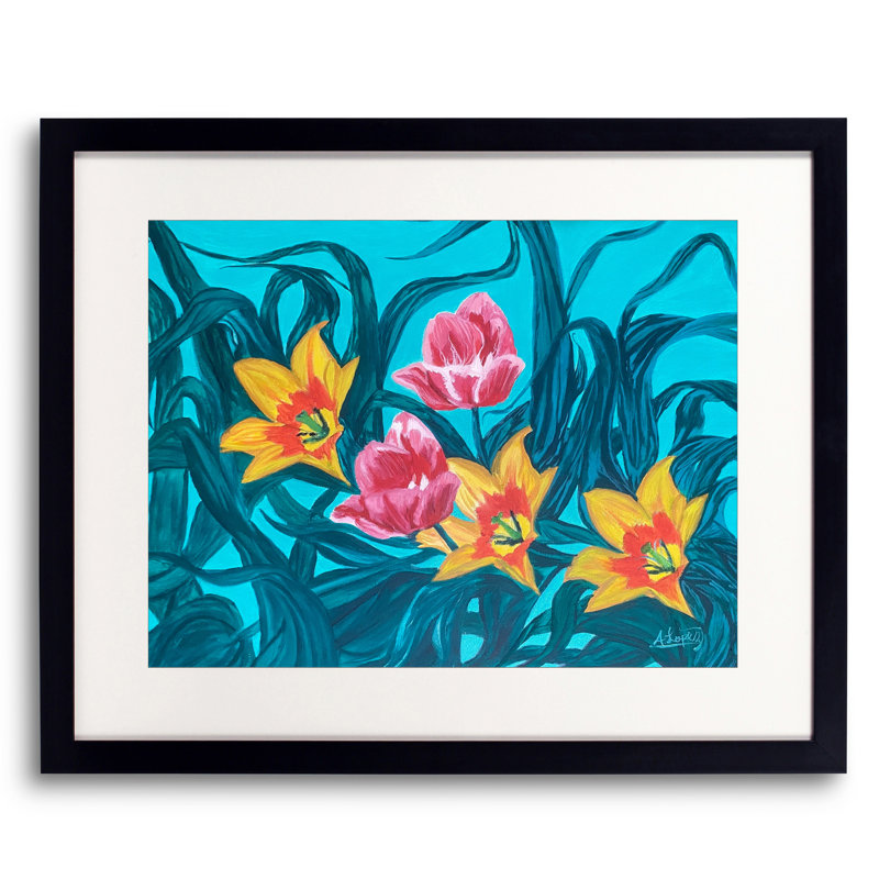 Feelings 099 Print by Alicia Lopez, 17.25" H x 21.25" W x 0.875" D