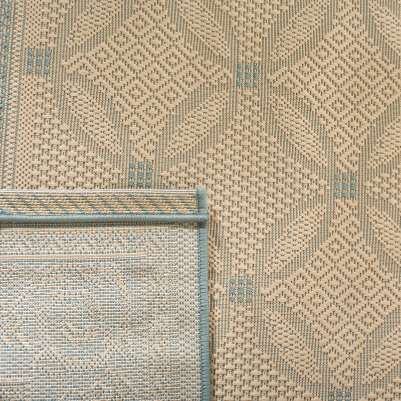 Tapis oriental intérieur / extérieur Herefordshire Performance, Rectangle 5 pi 3 po x 7 pi 7 po