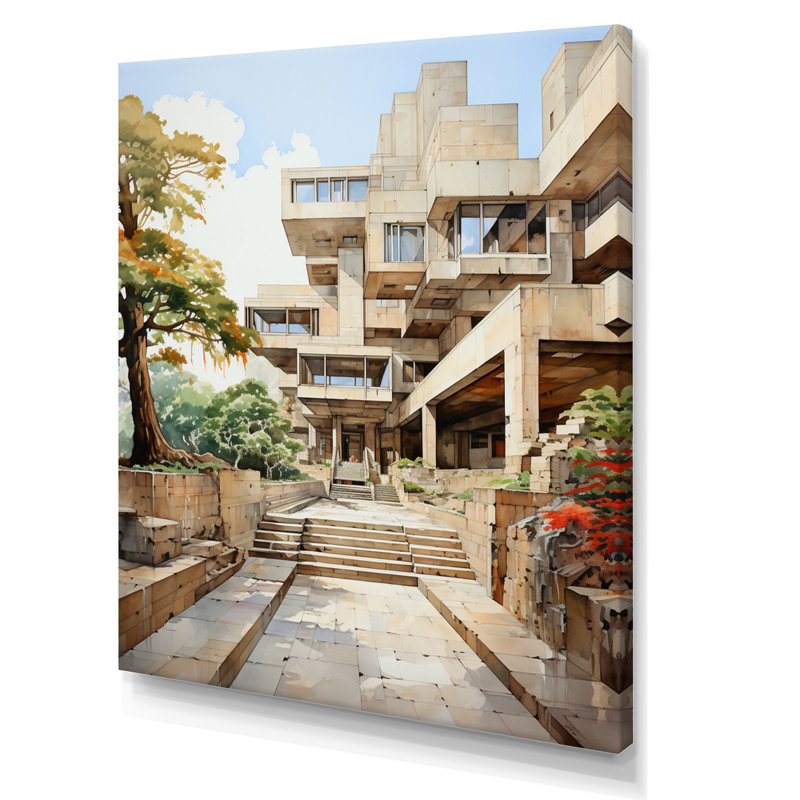"Zurich", art mural sur toile Cityscapes, H 32 po x l 16 po x P 1 po, Toile tendue