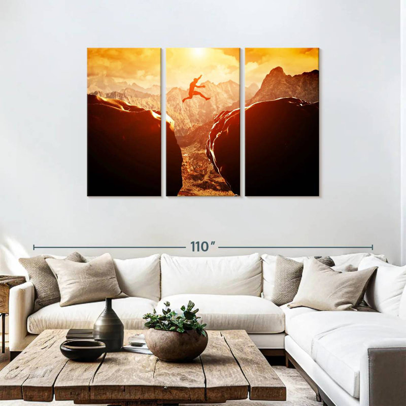 Saut Siriff Extreme Cliff, H 48 po x l 74 po