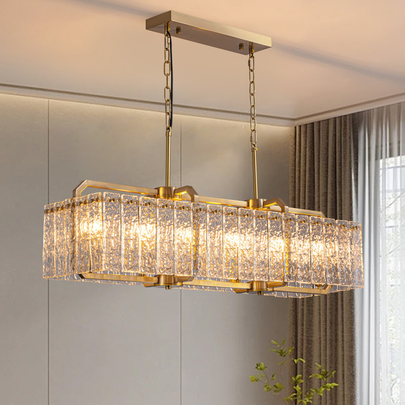 Lustre en cristal 6 lumières Fritsche