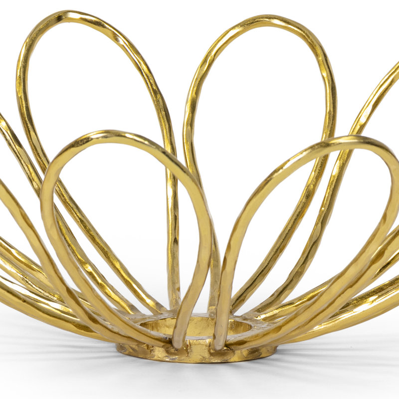 Daisy Metal Decorative Bowl