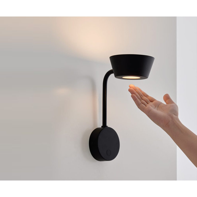 Vada 1 - Light LED Armed Sconce, Black