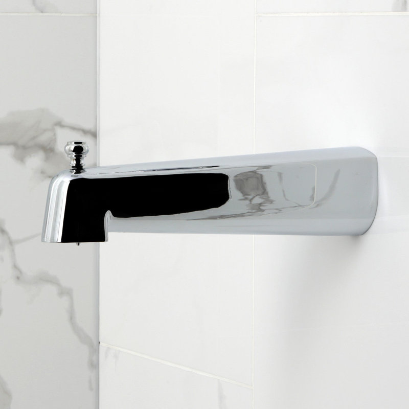 Kingston Brass Manhattan Single-Handle Pressure Balanced Tub And Shower Faucet, Polished Chrome