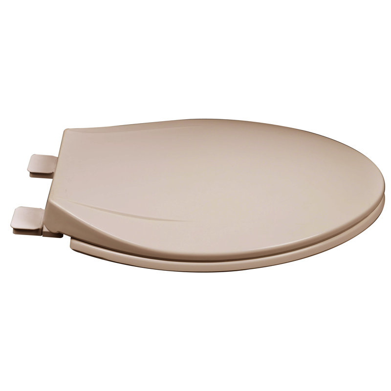 Siège de toilette allongé, Beige faon