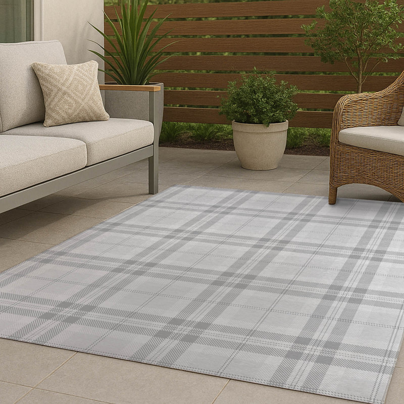 Tapis d'extérieur antidérapant Vinny, Rectangulaire 2 pi x 3 pi