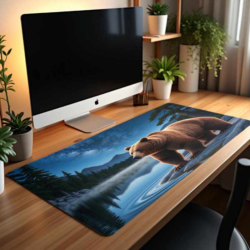 Polyester Desk Pad, 31.5x15.5