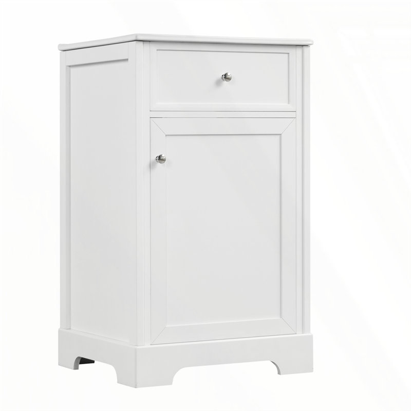 Meuble-lavabo de 20 po avec lavabo, Blanc