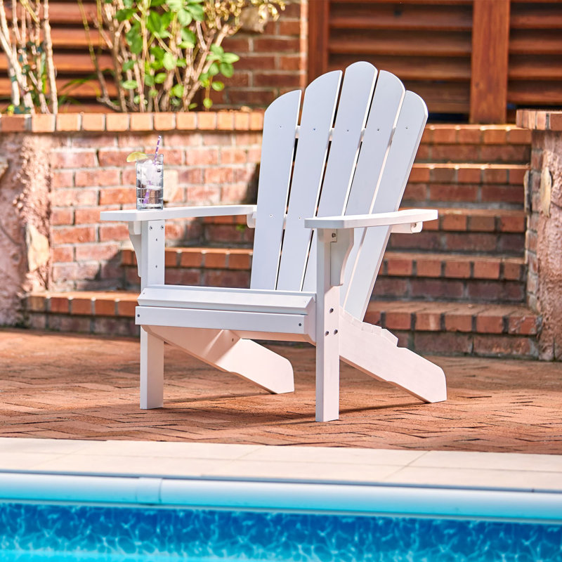 Outdoor Adirondack Chair, White