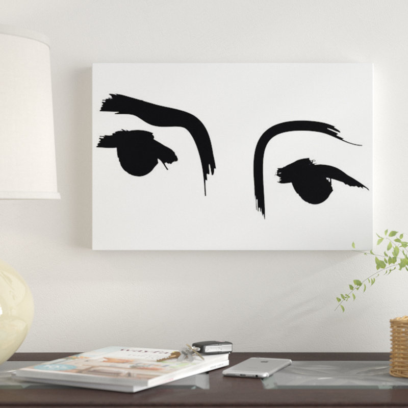 «Blinkers», reproduction sur toile, H 8 po x l 12 po x P 0,75 po, Toile tendue