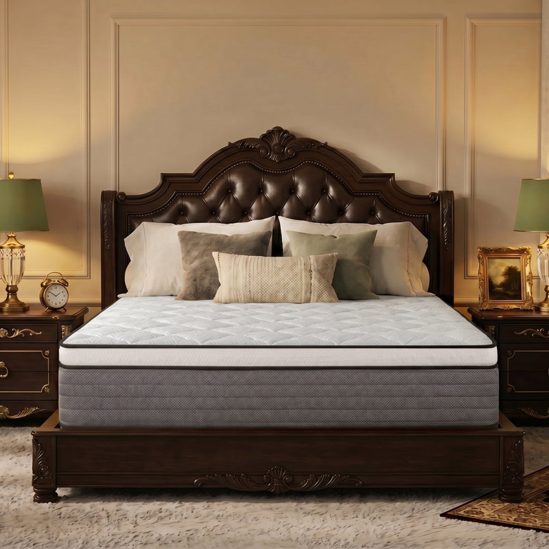 14'' Firm Hybrid Mattress With Reinforced Center Supporta, 14", Queen