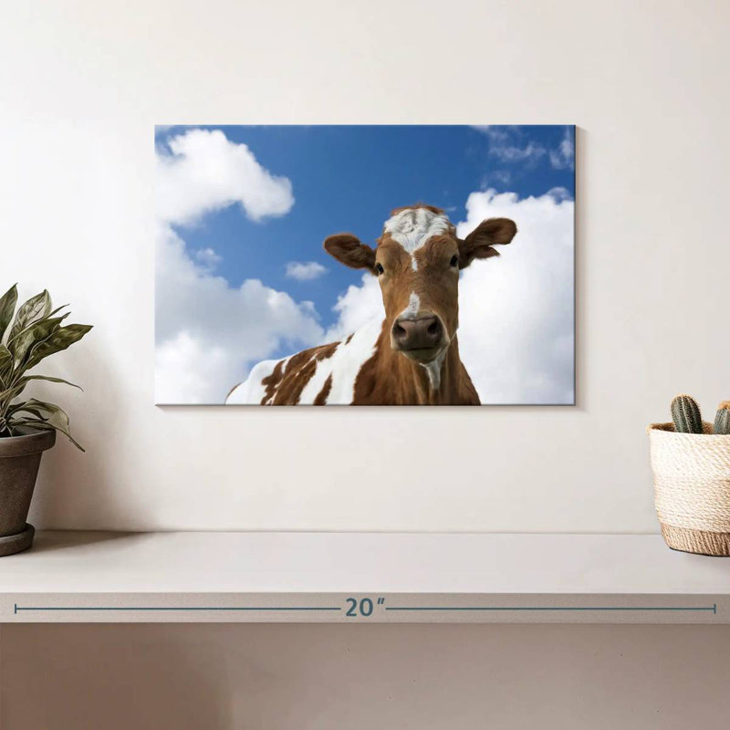 Crowle Guernsey Cow, 8" H x 12" W