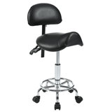 Saddle Stool With Back Support