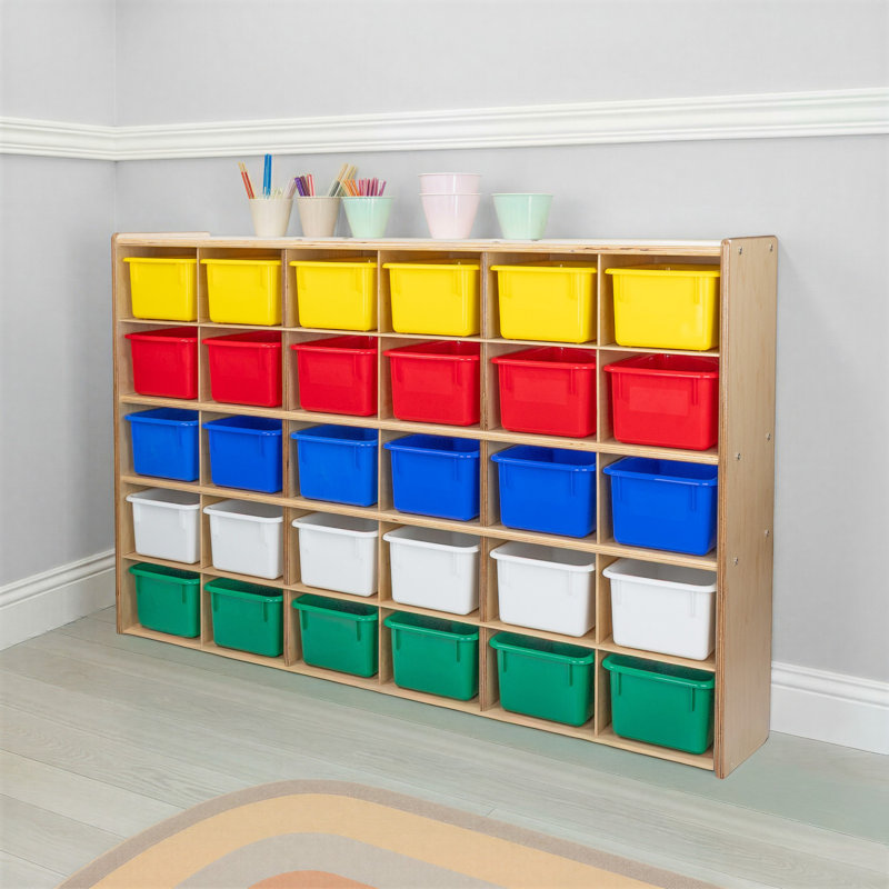 Casier avec bacs Contender, Non assemblés, Couleurs assorties