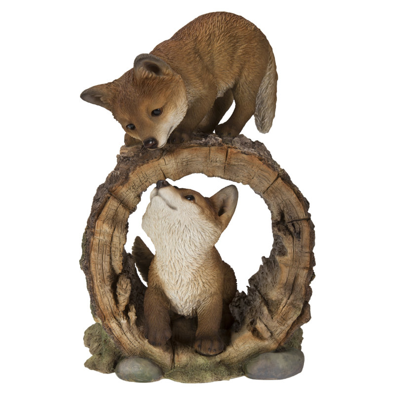 Renards jouant