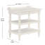 Table de chevet blanche antique
