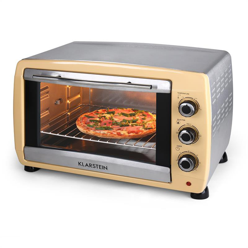 Omnichef 45 L Mini Oven, Silver and yellow