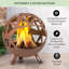 Colima Circle Wood Burning Smokeless Fire Pit-93738031