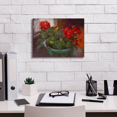 Art mural sur toile Winston Porter «Studio Scarlet» par Christine Debrosky