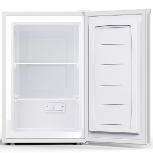 R.W.FLAME 3 Cubic Feet Upright Freezer with Adjustable Temperature Controls Color/Finish: White AS58DS88W-WH