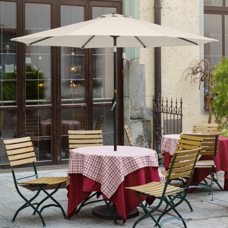 Kanila 108'' Market Umbrella, Beige