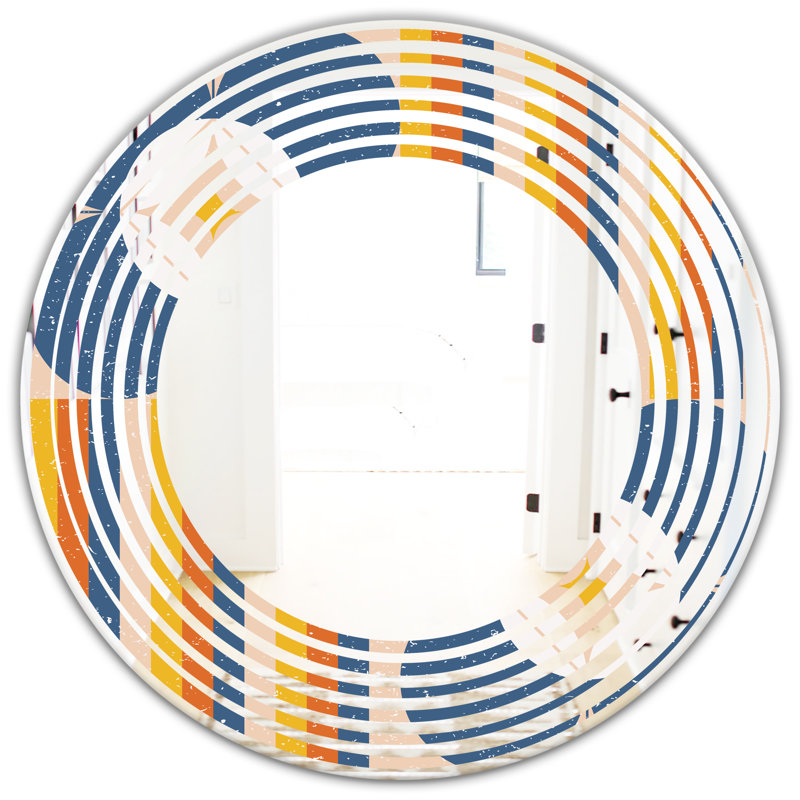 Miroir mural Wave, H 23,6 po x l 23,6 po