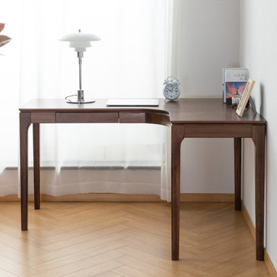 Bureau d'angle en bois massif