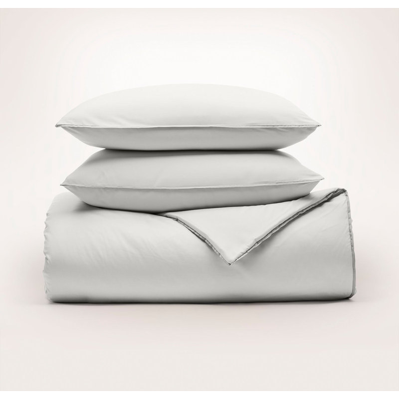 Signature Comforter Set, Mist, Full/Queen Comforter + 2 Standard Shams
