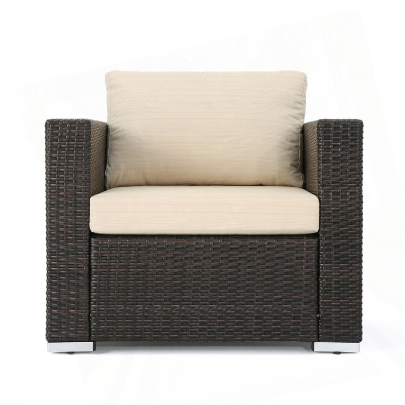 Chaise d'extérieur en osier