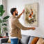 Koi in Motion Japandi - Wrapped Canvas-2081784597-2081784680