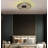 Eclectic 1 Light LED Nickel Wall Sconce-508752702
