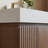 Valenza Modern Bathroom Vanity with Travertine-Pattern Sintered Stone Countertop and Ceramic Basin-118216197