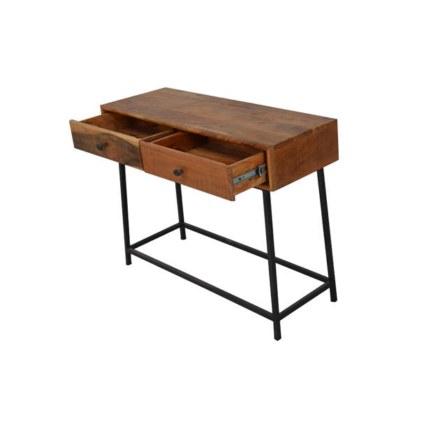 Union Rustic Borland Solid Wood Desk & Reviews | Wayfair
