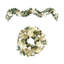 32" Holiday Hydrangea Wreath and 9' Garland