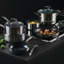 Circulon Stainless Steel Induction Cookware Set with SteelShield Hybrid Stainless and Nonstick Technology, 11 piece