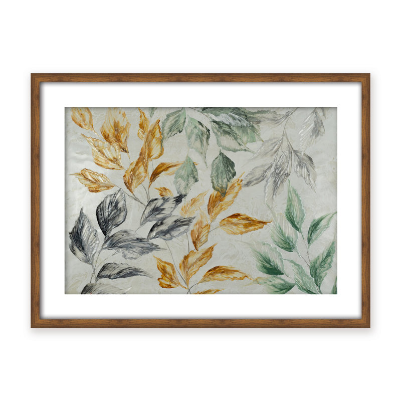 Nature Inspired "Muted Radiance" Canvas Wall Art By , 12" H x 16" W, Framed Print, White