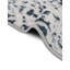 Tapis bleu marine / ivoire en polyester tissé à la machine Massie-242072574