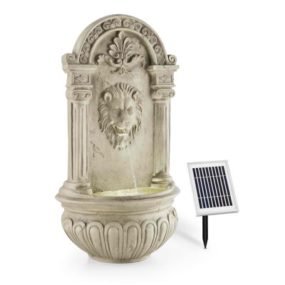 Acrylic Weather Resistant Wall Base Fountain with Light