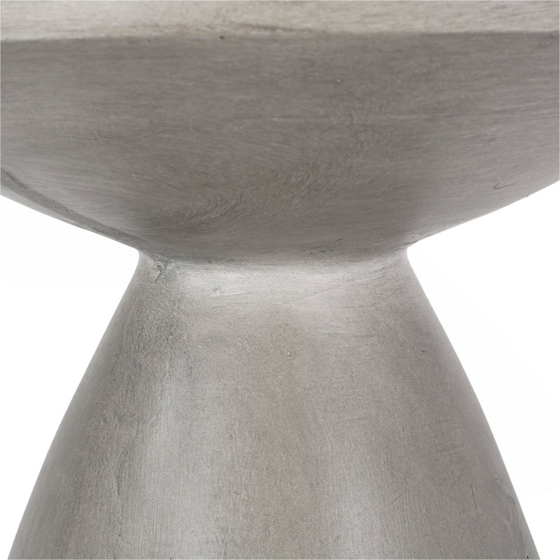Table d'appoint d'extérieur en béton léger