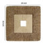 Décoration murale carrée en grès avec détails côtelés, grand, brun et beige-2011585868-2011586309