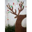 SET OF TWO PAINTED METAL DEER YARD ART