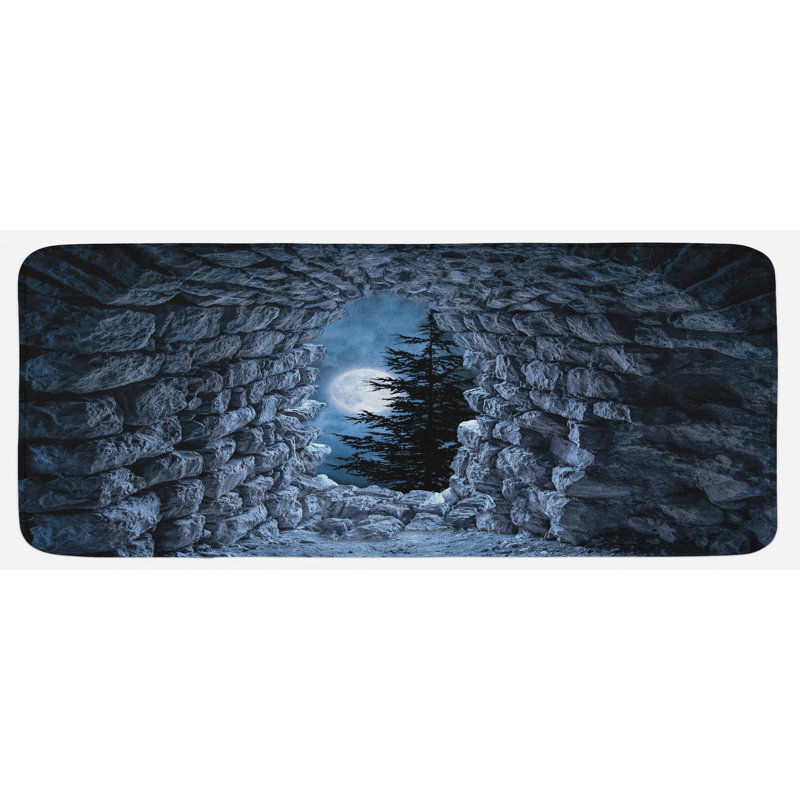 Rustic Polyester Kitchen Mat