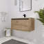 Meuble-lavabo mural 36 po avec lavabo gel