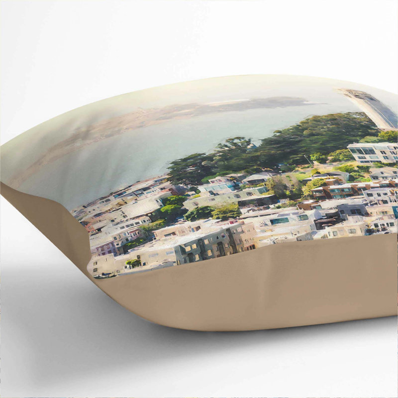 Square Cushion, 40cm H x 40cm W x 15cm D, Stone