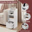 25cm W Manufactured Wood Bedside Table-564847182