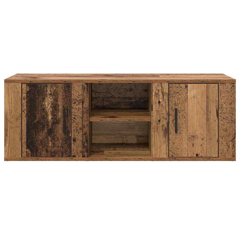 Unfinished TV Stand for TVs up to 43", Old Wood