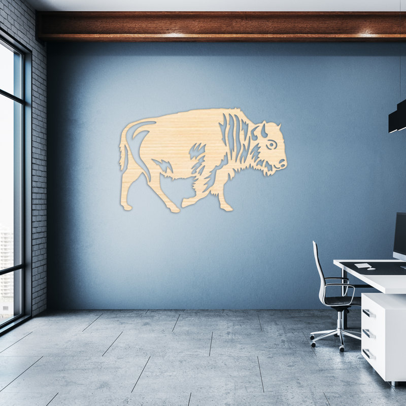 Handmade Wall Decor on Solid Wood, 28.8" H x 46" W x 0.25" D