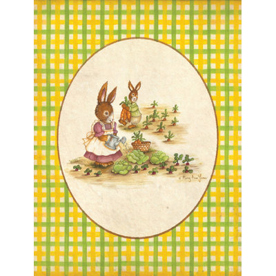 " Bunnies In The Secret Garden " by Mary Ann June